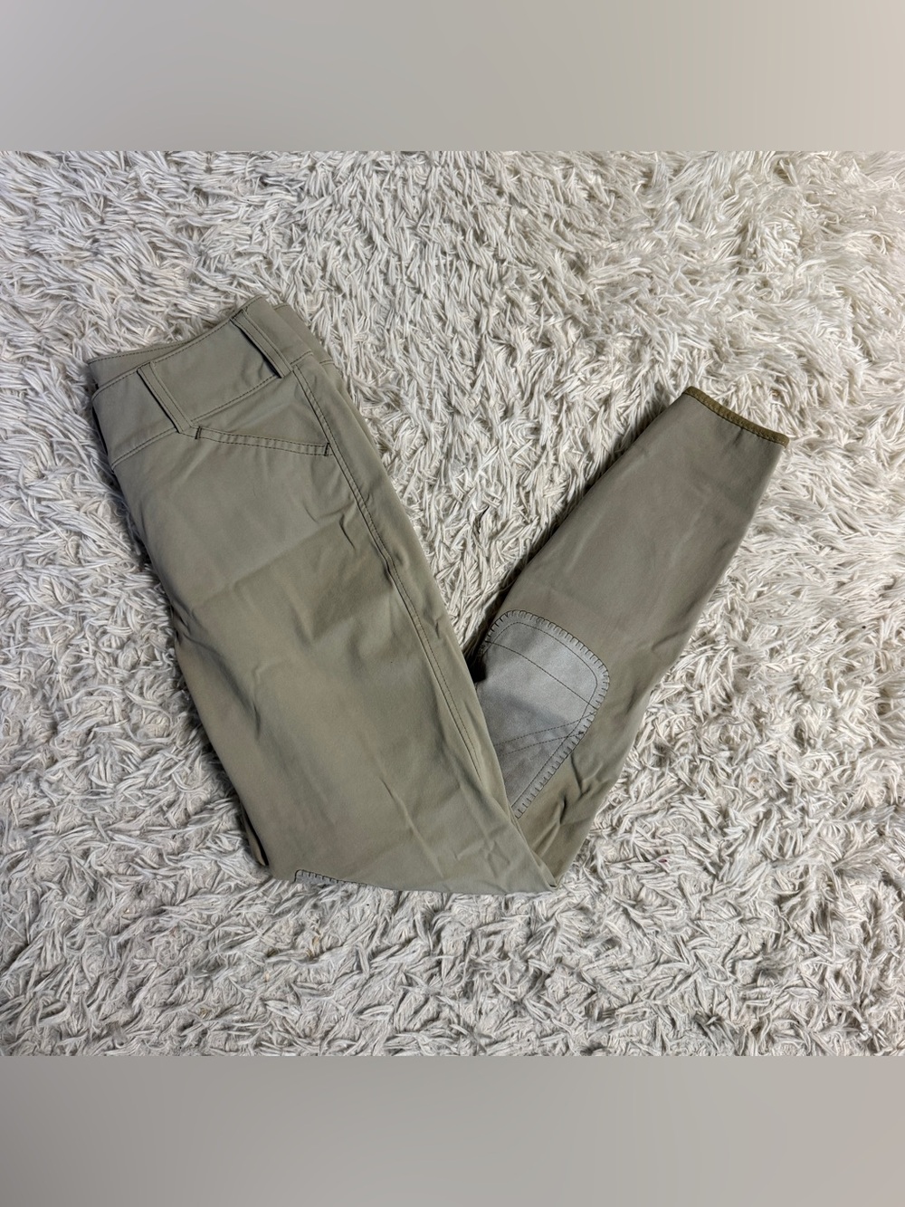 Women’s Size 26R Tan Pikeur Knee Patch Horseback Riding Breeches. Good Condition